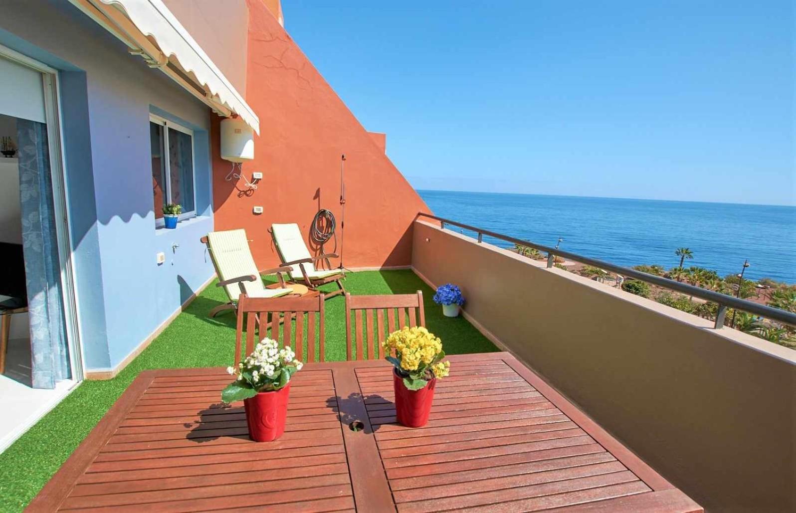 Ferienwohnung Bonita Vivienda Con Vistas Al Mar Playawifi Radazul Exterior foto